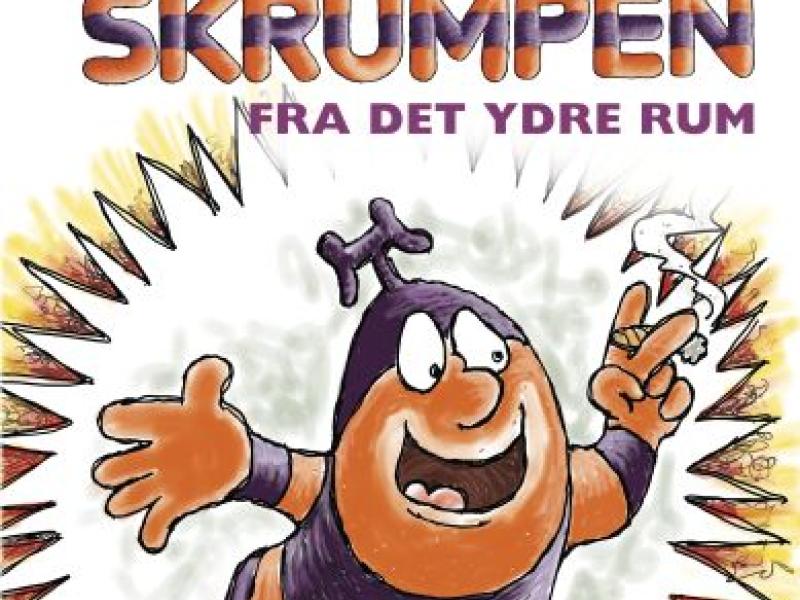 Forsiden til Gunnar Willes "Skrumpen fra det ydre rum"