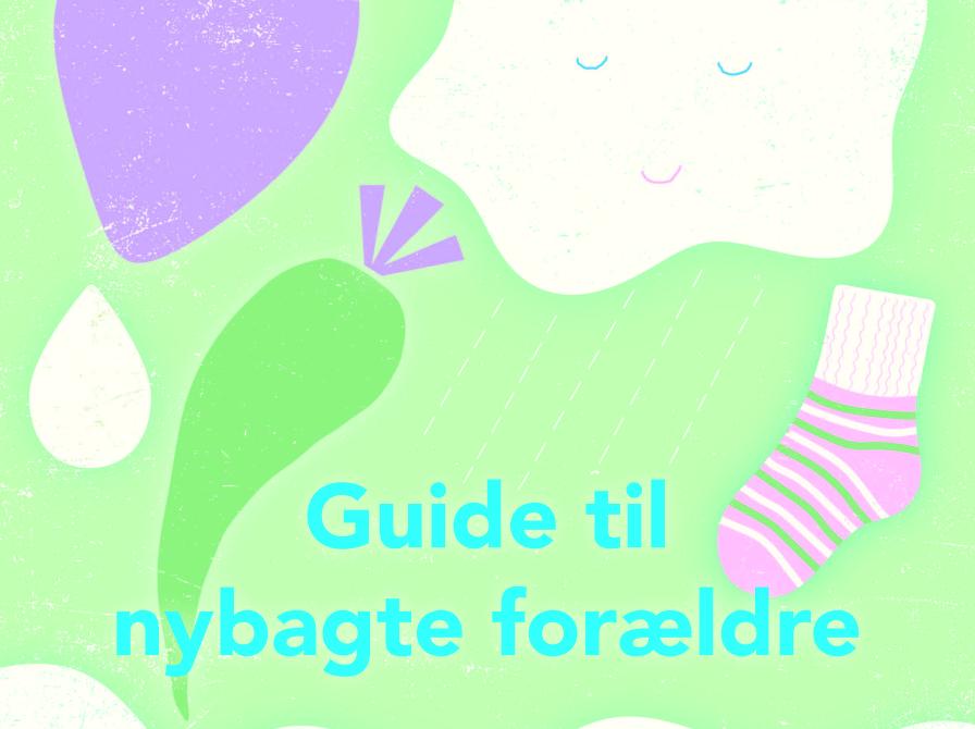 Forside til folderen "Guide til nybagte forældre"