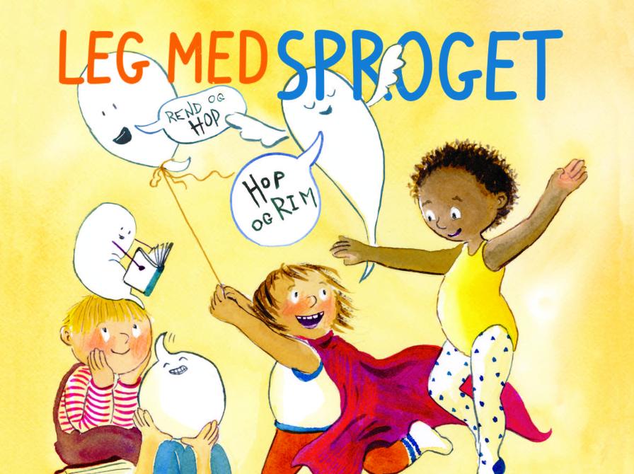 Forside til folderen "Leg med sproget"